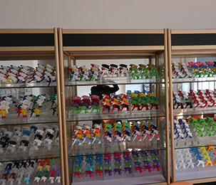 Exhibición de la sala de exposiciones